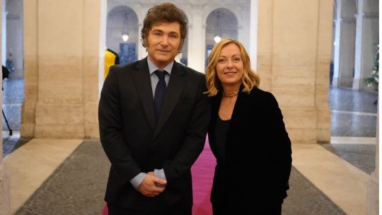 Milei en Italia: se reunió nuevamente con Giorgia Meloni y recibió la ciudadanía