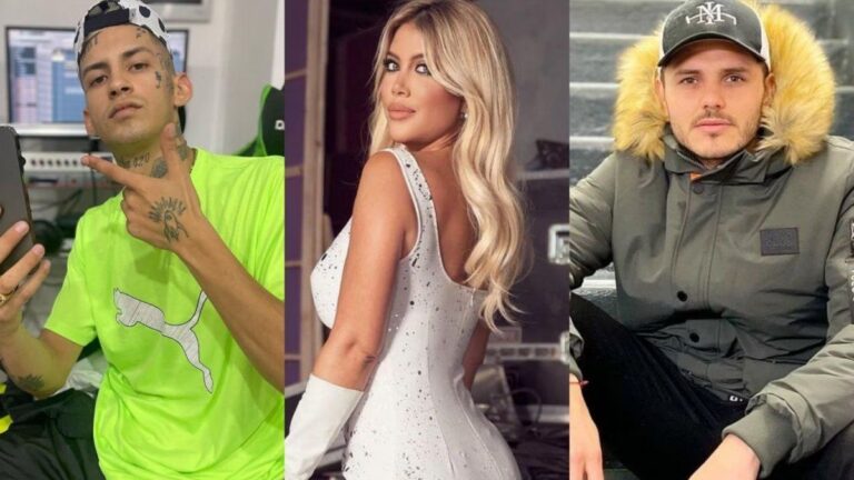 La respuesta de L-Gante cuando le preguntaron si Wanda Nara seguía enamorada de Mauro Icardi