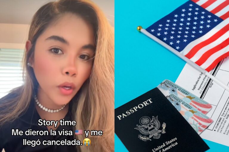 Es colombiana, le mandaron su visa desde EE.UU., pero le llegó cancelada: Cómo puede ser?