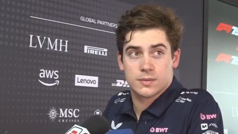 La frustración de Franco Colapinto tras las primeras prácticas en el Gran Premio de España