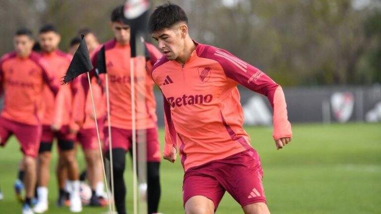 Malas noticias para River: Lautaro Rivero sufrió un desgarro y se perderá varios partidos