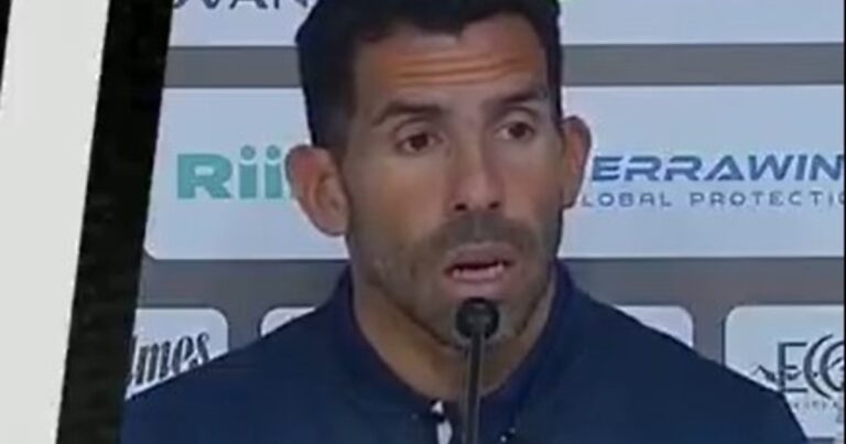 Tevez: «Encima del presidente»