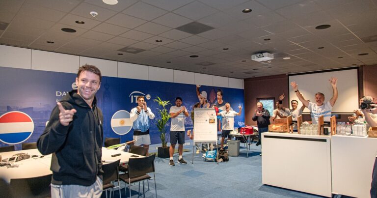 Copa Davis: Horacio Zeballos llegó a Países Bajos y tuvo una bienvenida inesperada