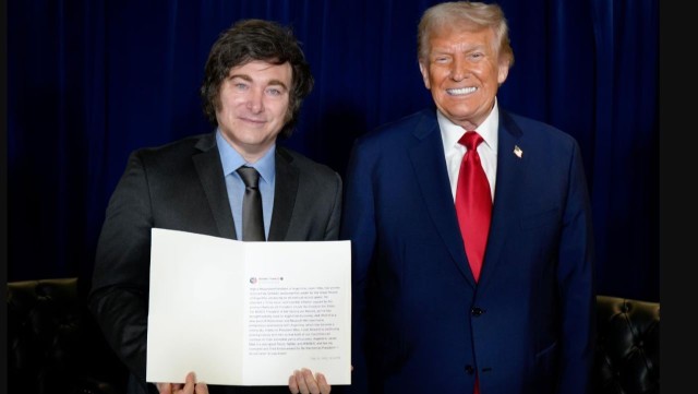 Donald Trump respaldó a Milei para un nuevo mandato