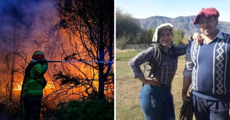 «Era pelear o morir»: la heroica resistencia de una pareja para salvar su casa del fuego en Chubut