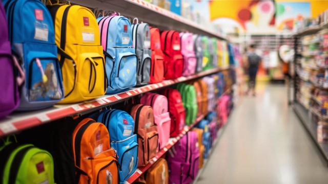 Antes del inicio de clases, supermercados lanzan fuertes descuentos en mochilas