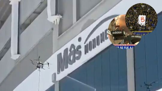 River limpió el Monumental con un drone de última generación y hubo cargadas en redes sociales